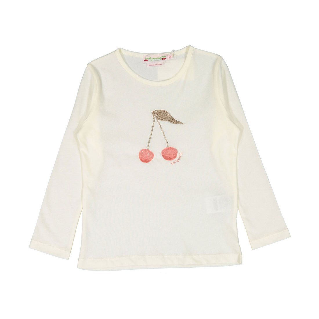 Bonpoint Ecru Cherry Tee