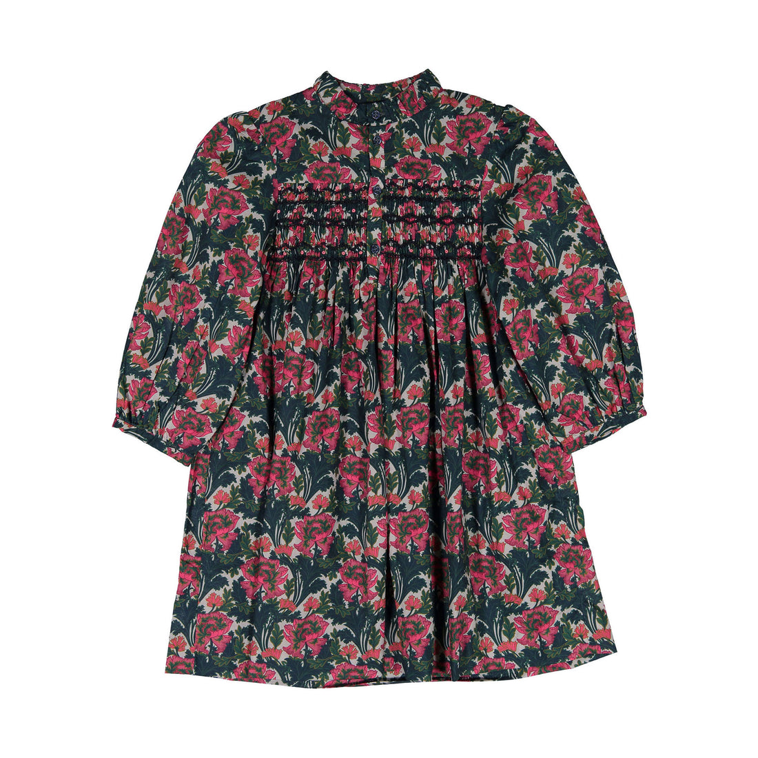 Bonpoint Fuschia Floral Tamsin Dress