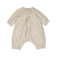 Bonpoint Rose Floral Luce Long Romper