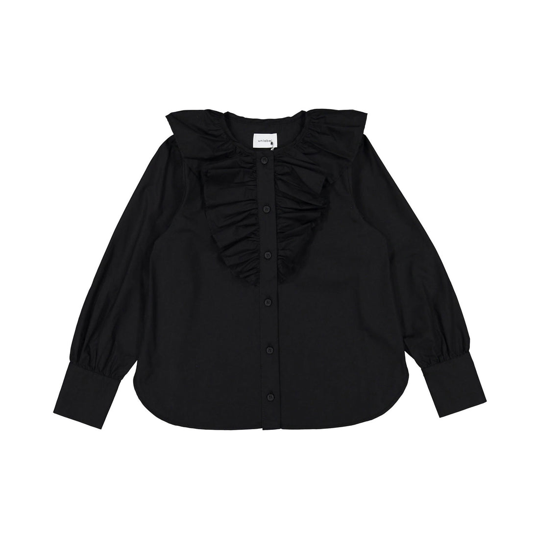 Unlabel Black Ruffle Blouse