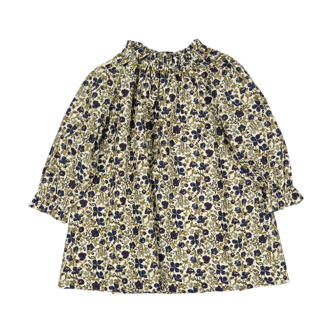 Bonpoint Beige Floral Prunelle Baby Dress