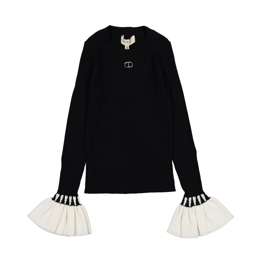 Twinset Black Rib Top