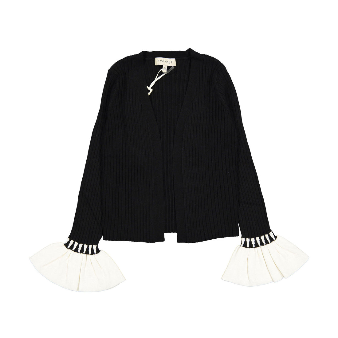 Twinset Black Rib Top Set