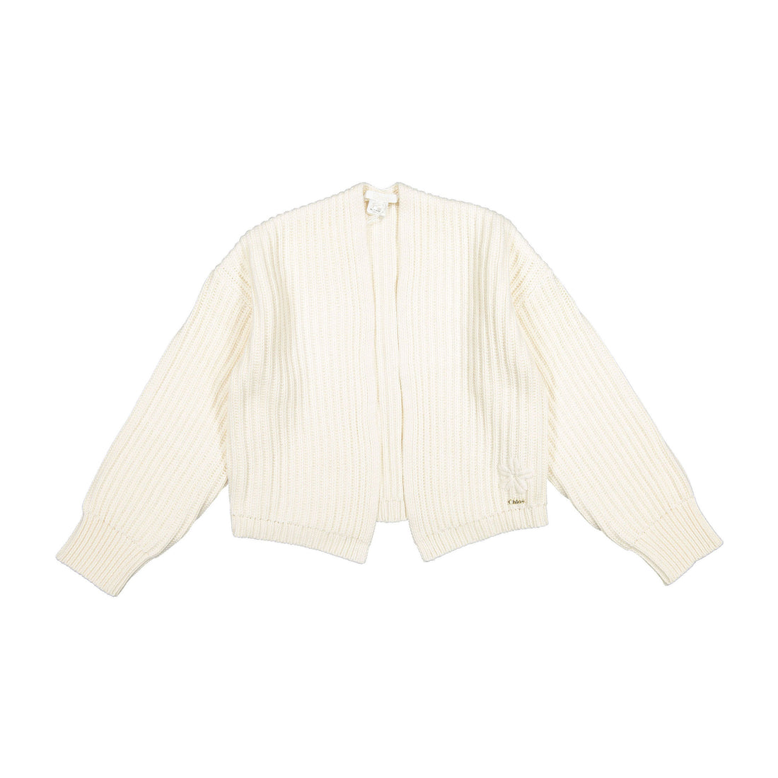 Chloe Ivory Loose Fit Knit Cardigan