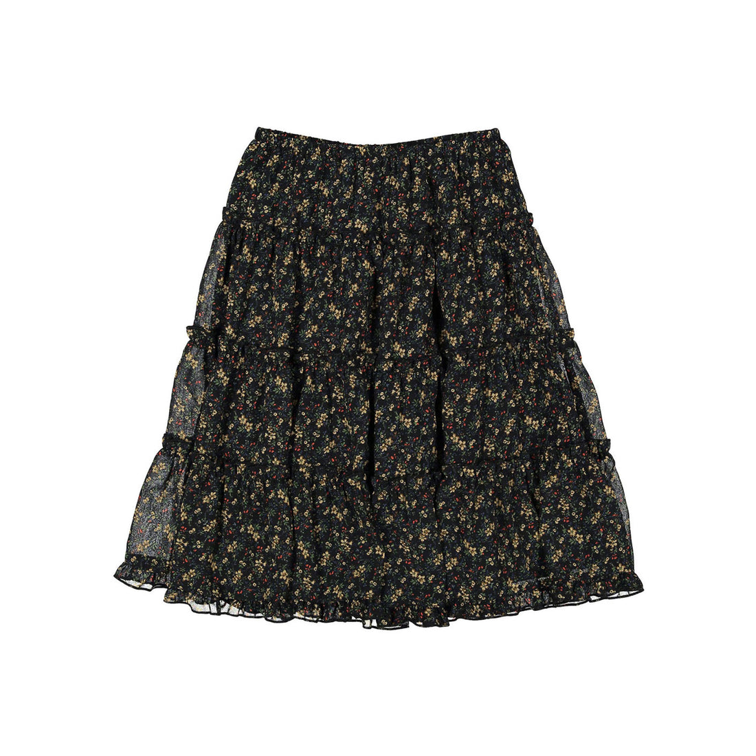 Ava and Lu Tiered Floral Skirt