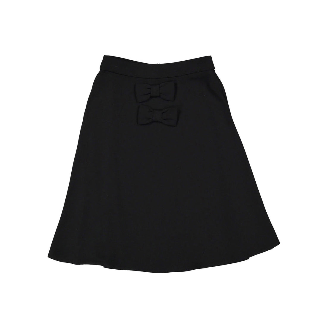 Ava and Lu Black Aline Bow Skirt