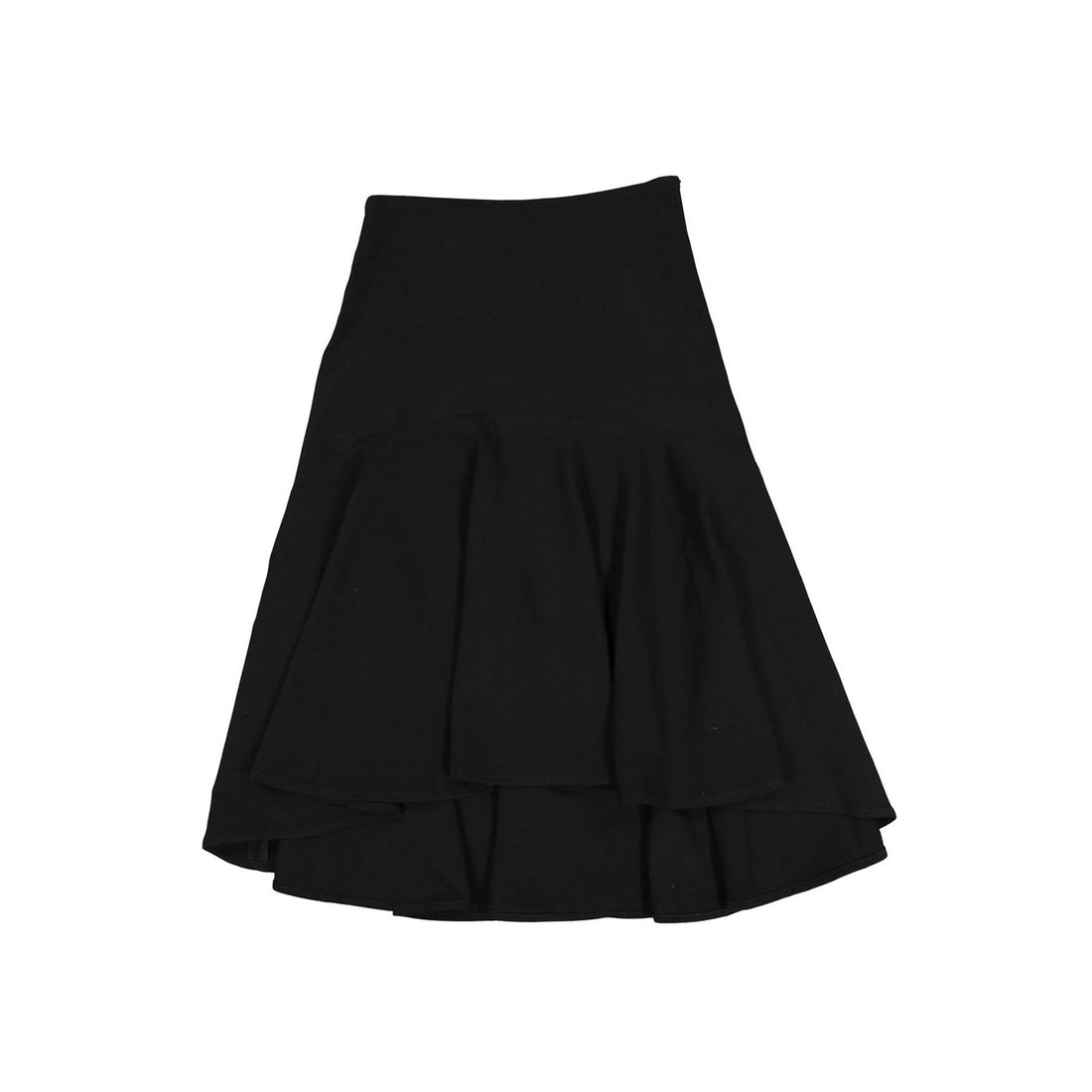 A4 Asymmetrical Black Skirt