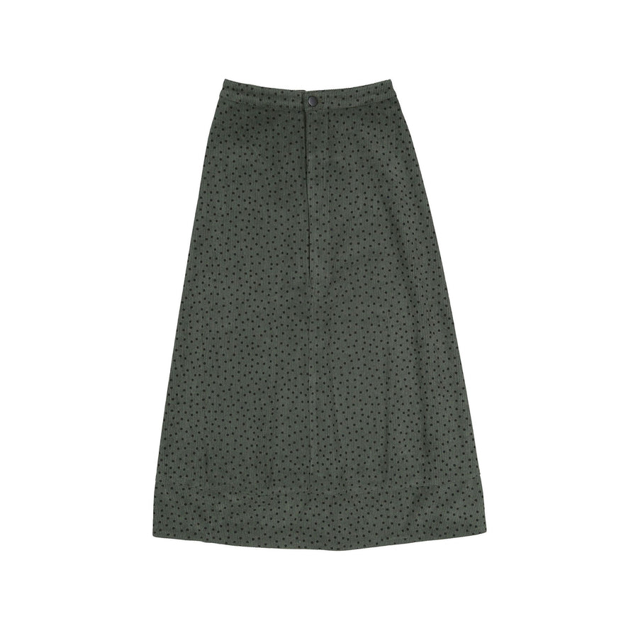 Ava Jeans Polka Dot Corduroy Skirt