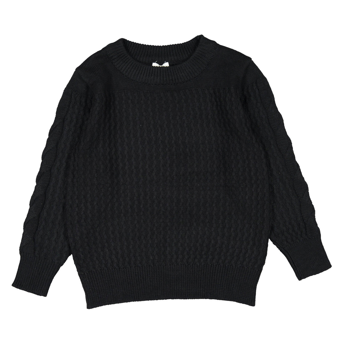 Noma Black Cable Sleeved Pullover