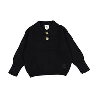 L by Ladida Black Boucle Polo