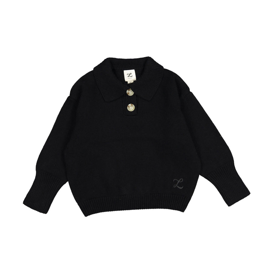 L by Ladida Black Boucle Polo