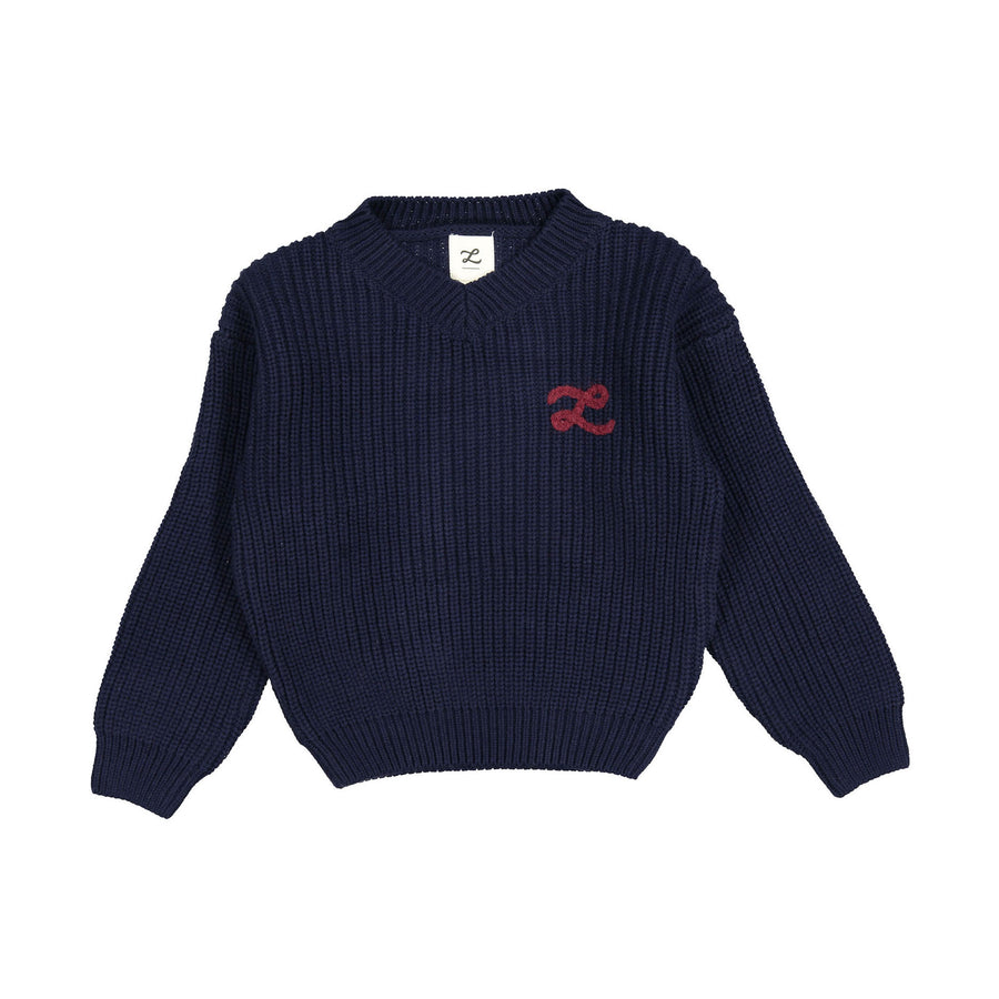 L by Ladida Navy Knit Sweater