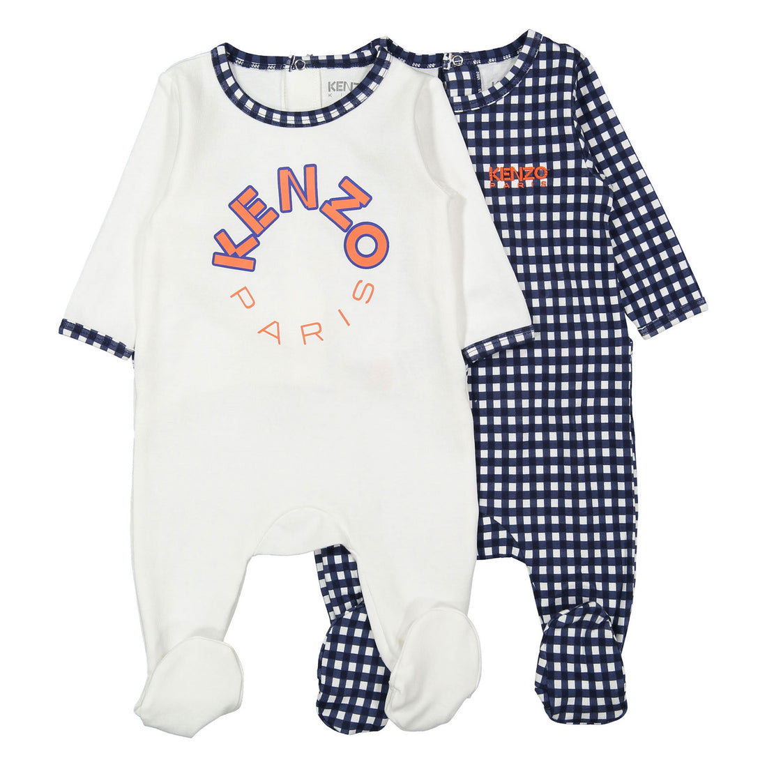 Kenzo Ivory Boy Set Footies