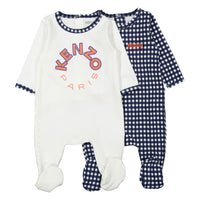 Kenzo Ivory Boy Set Footies