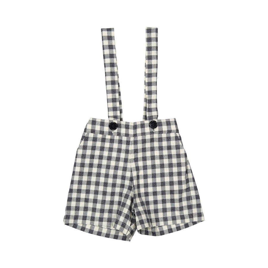 Pernille Gingham Suspender Shorts