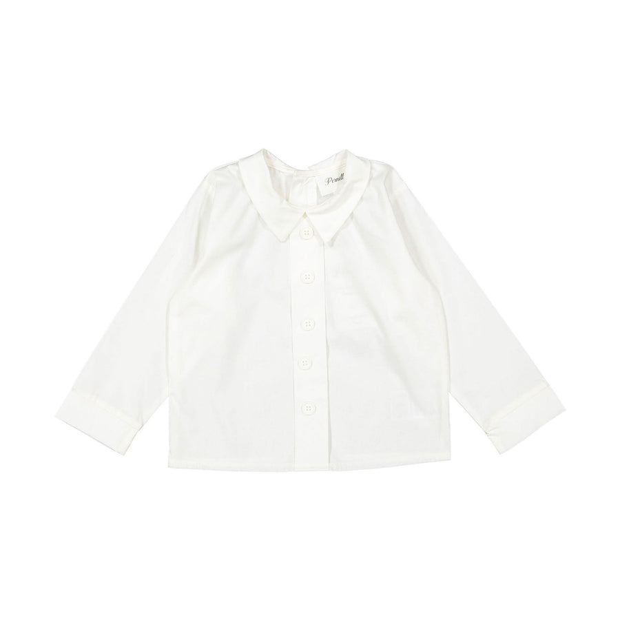 Pernille White Short Collar Shirt