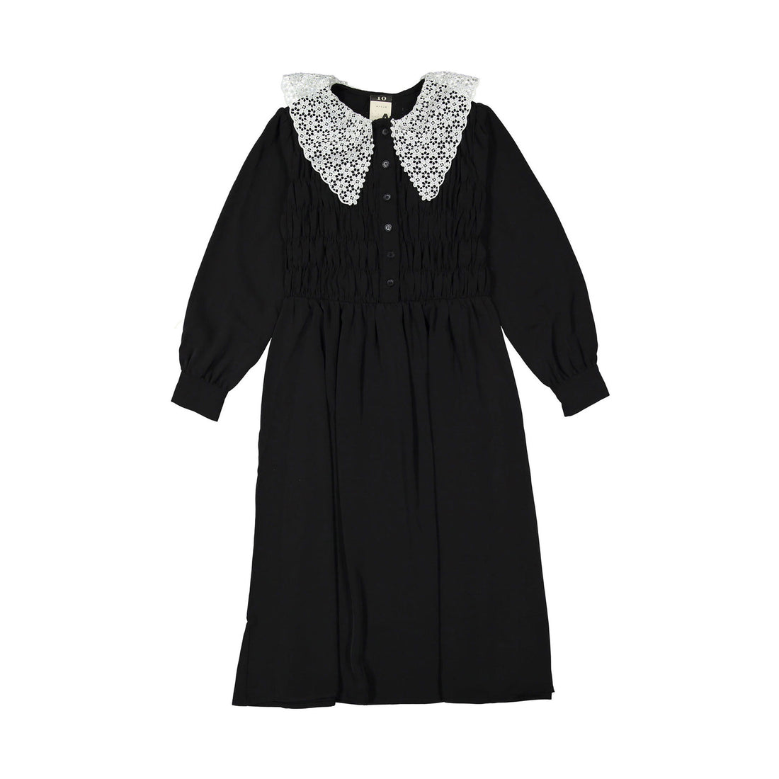 A4 Smocked Collared Dress