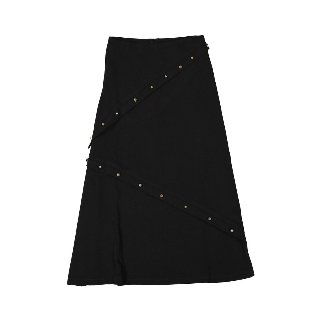 A4 Studded A Line Maxi Skirt