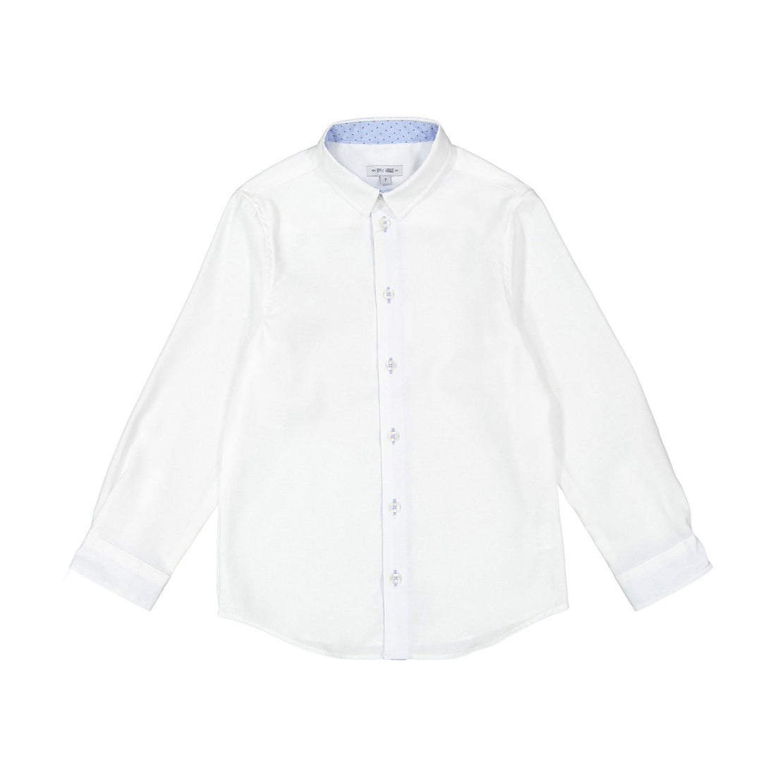 Boys and Arrows White/Light Blue Contrast Long Sleeve Shirt