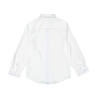 Boys and Arrows White/Light Blue Contrast Long Sleeve Shirt