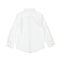 Boys and Arrows White/Tropical Floral Contrast Long Sleeve Shirt