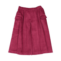Unlabel Burgundy Velvet A-line Skirt