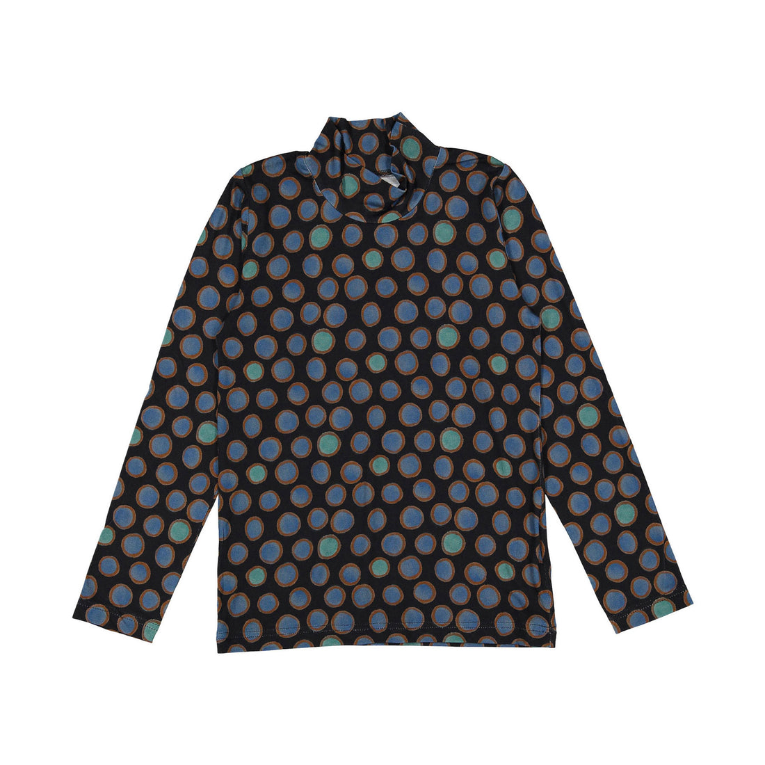 Christina Rohde Blue Circles Turtleneck