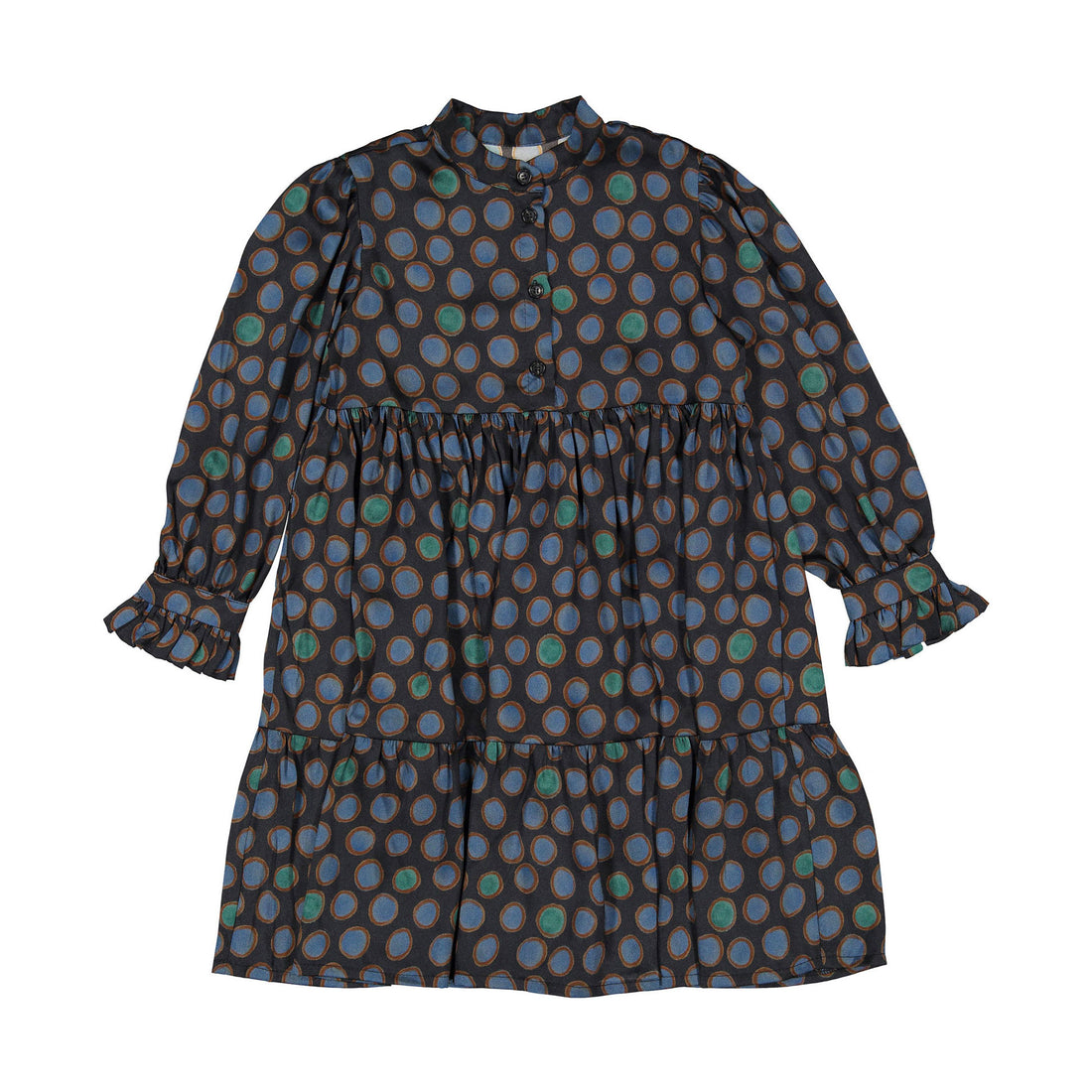 Christina Rohde Blue Circles Shift Dress