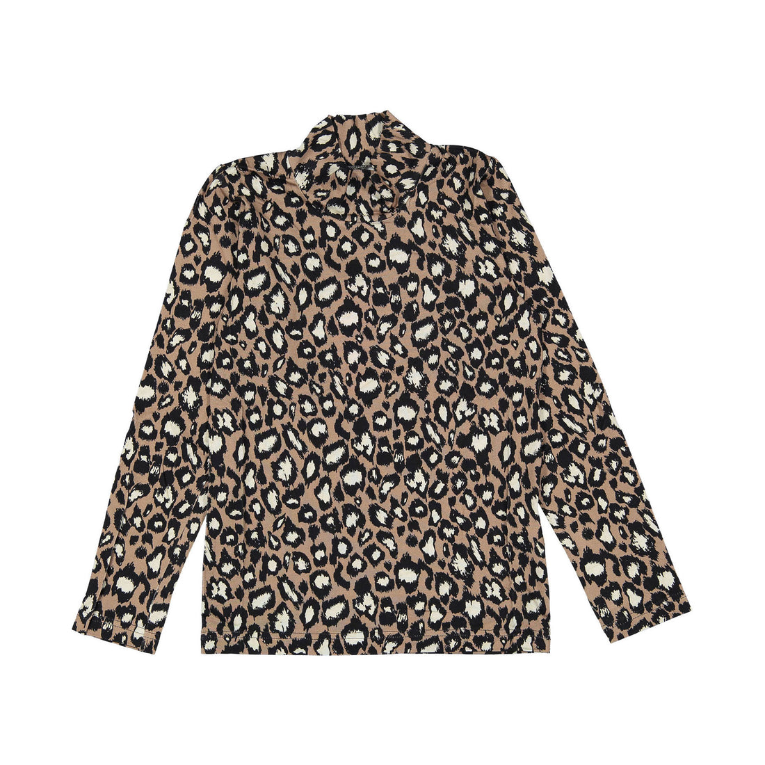 Christina Rohde Brown Leopard Turtleneck