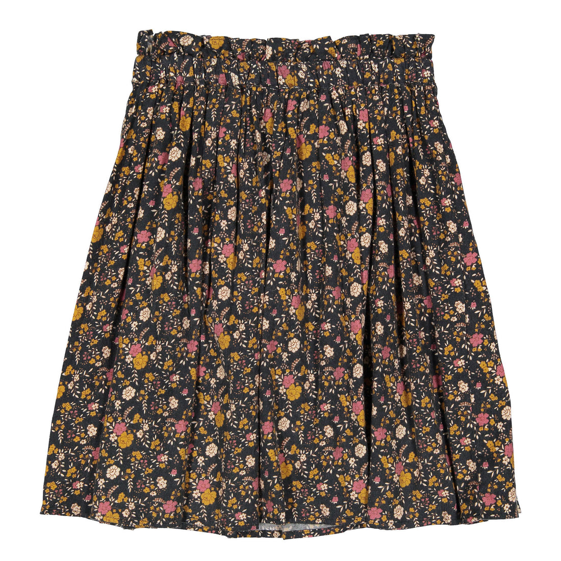 Louis Louise  Black Romantic Flower Arthemiette Skirt