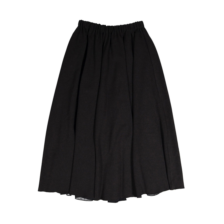 Venera Arapu Black Crepe Maxi Skirt