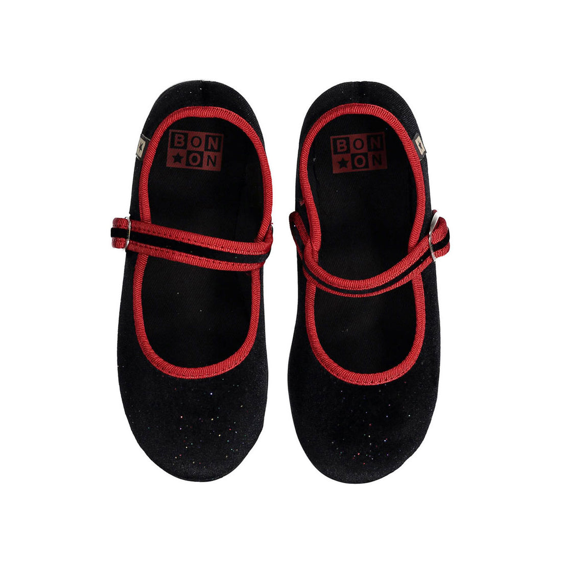Bonton Black Jane Soft Mary Janes