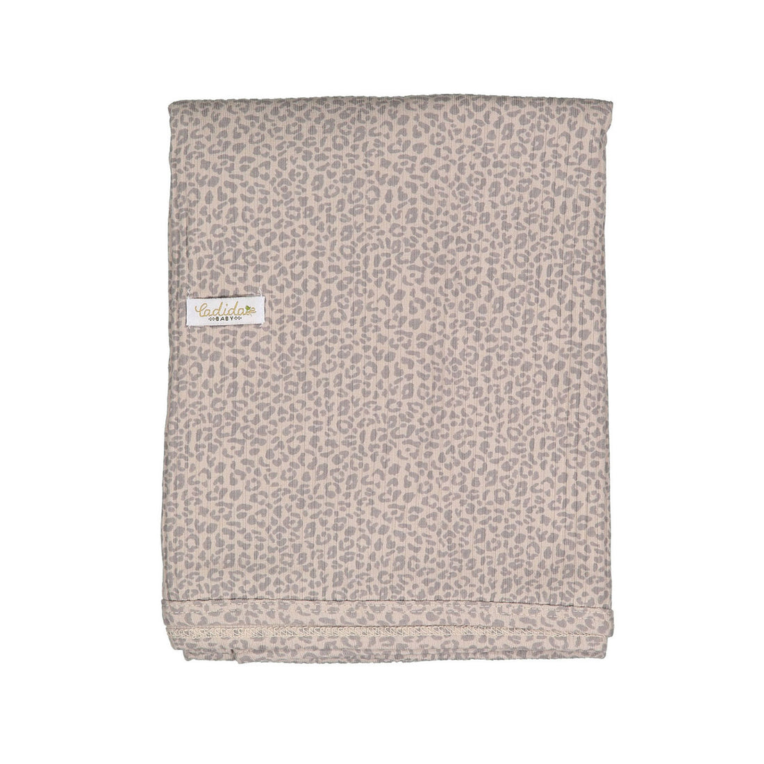 Ladida Layette Grey Leopard Blanket