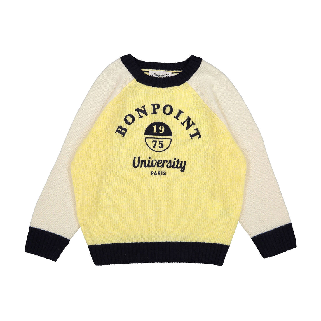 Bonpoint Yellow Damian Sweater