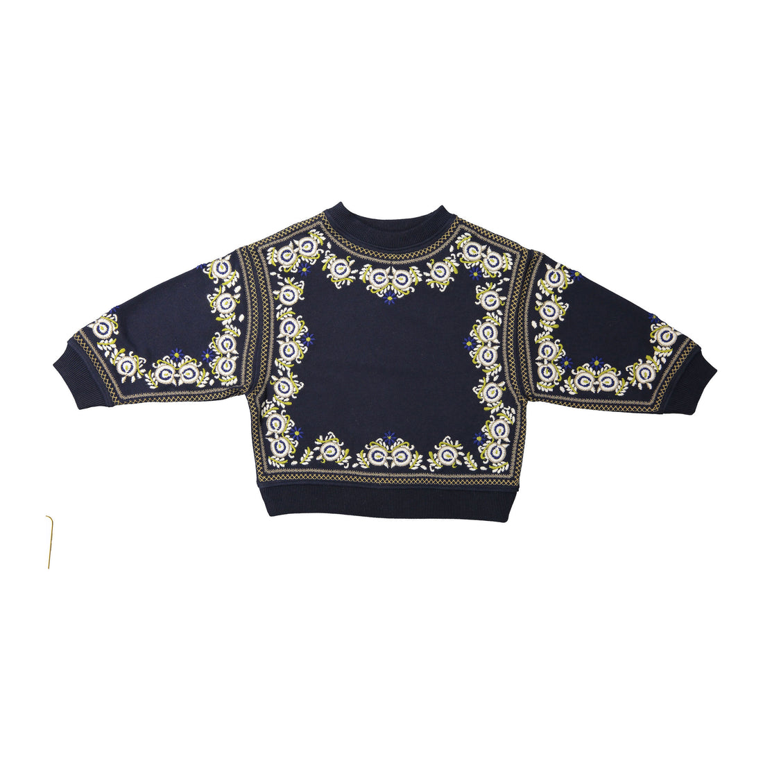 Bonpoint Marine Embroidered Dolores Sweatshirt