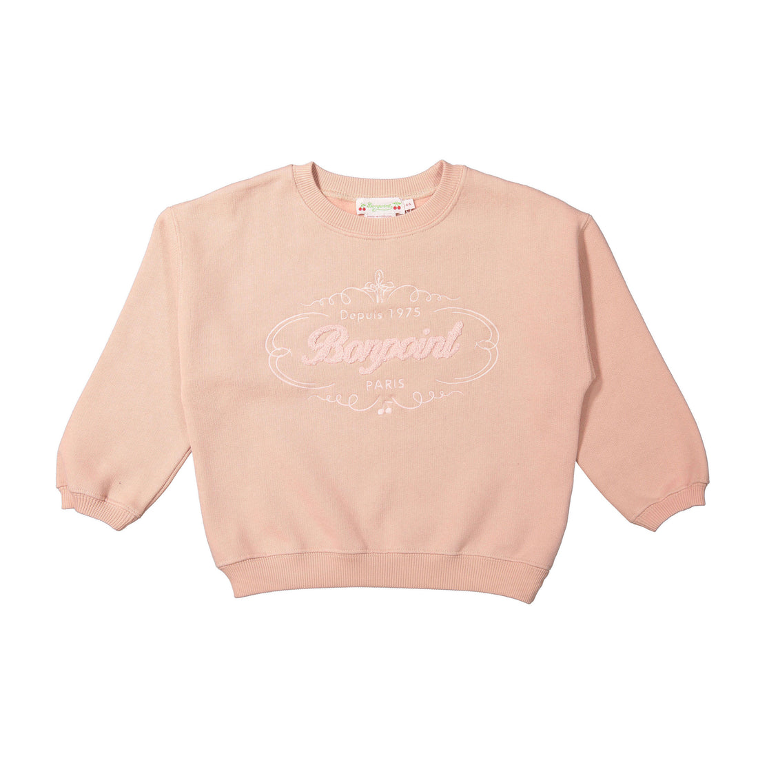 Bonpoint Pink Tayla Logo Sweatshirt