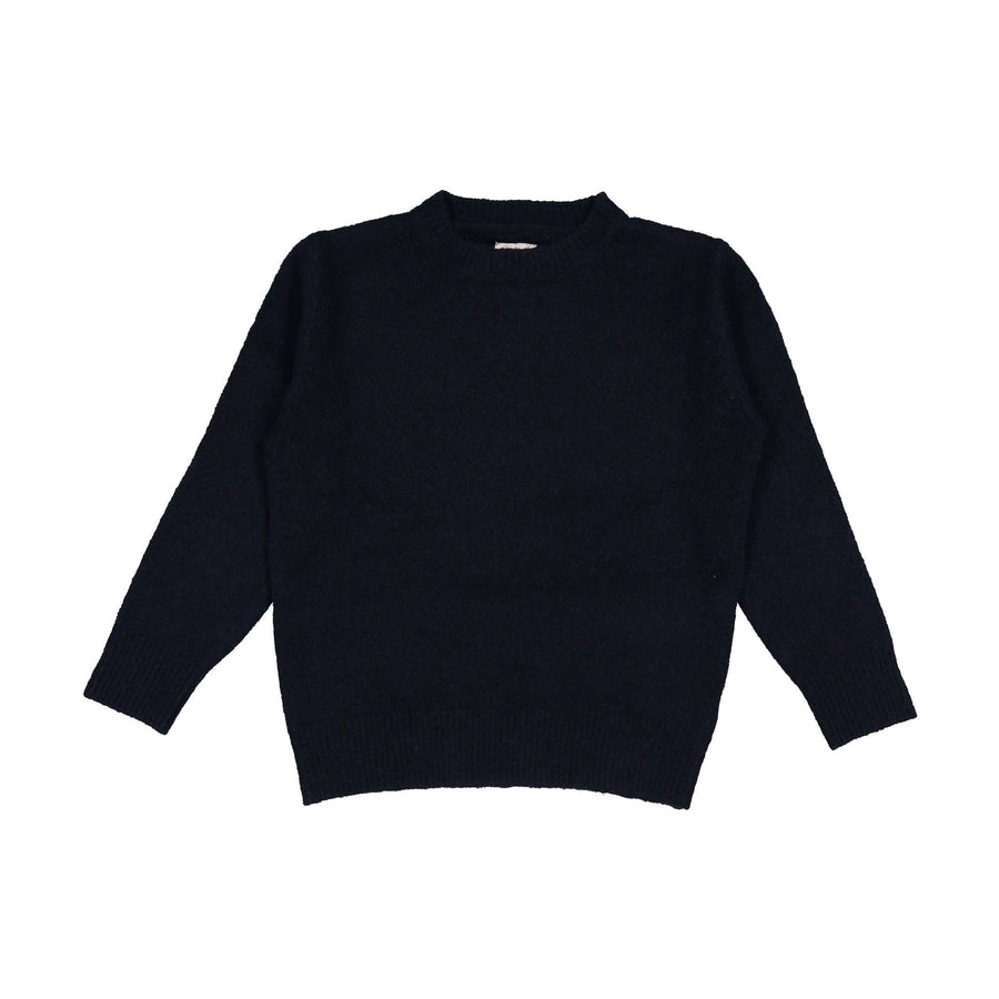 AO76 Blue Caleb Elbow Patch Sweater