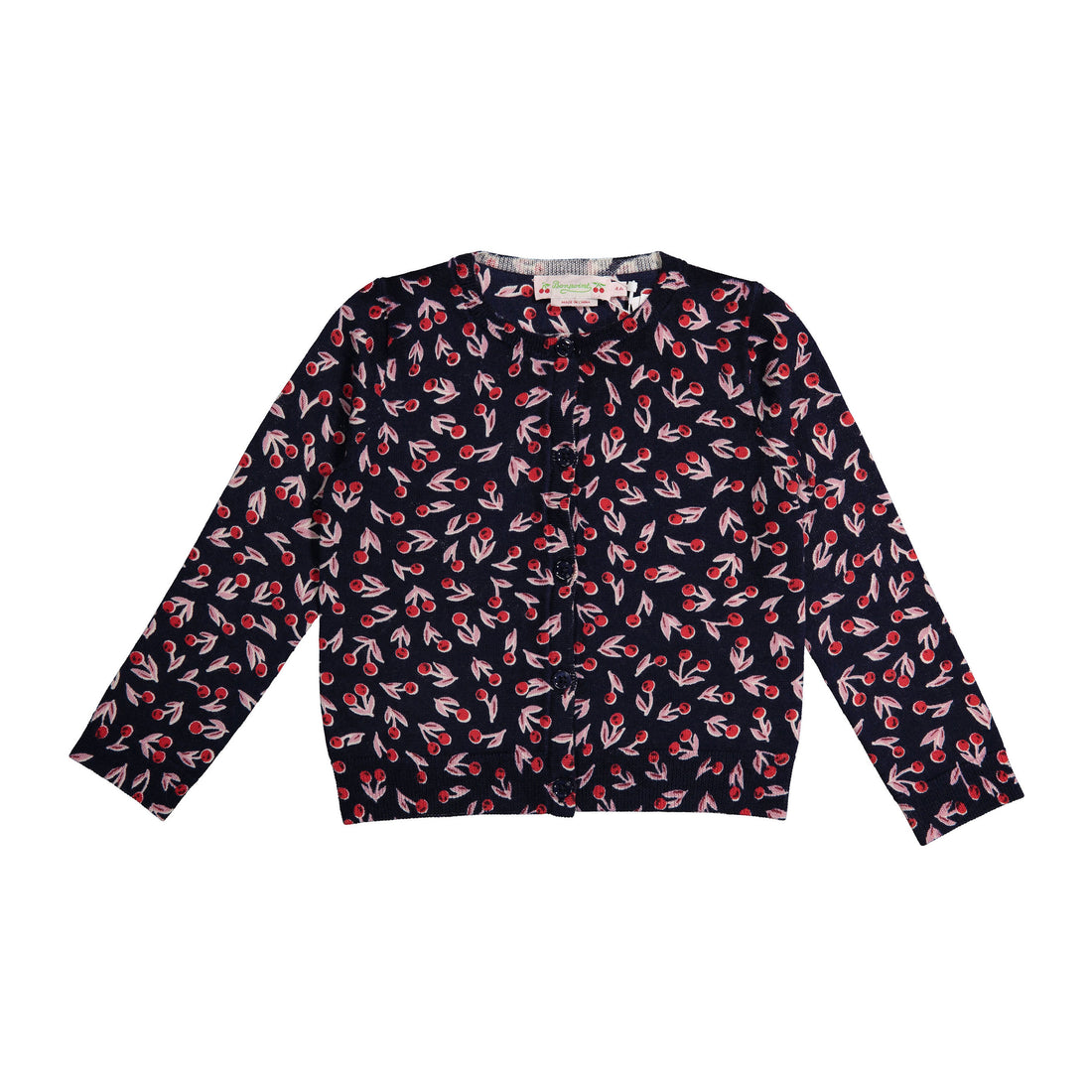 Bonpoint Marine Cherry Tyra Cardigan