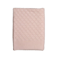 Bonpoint Pale Rose Classic Knit Blanket