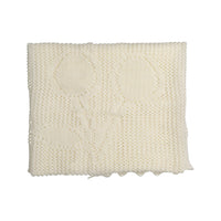 Bonpoint Milk Openwork Classic Knit Blanket