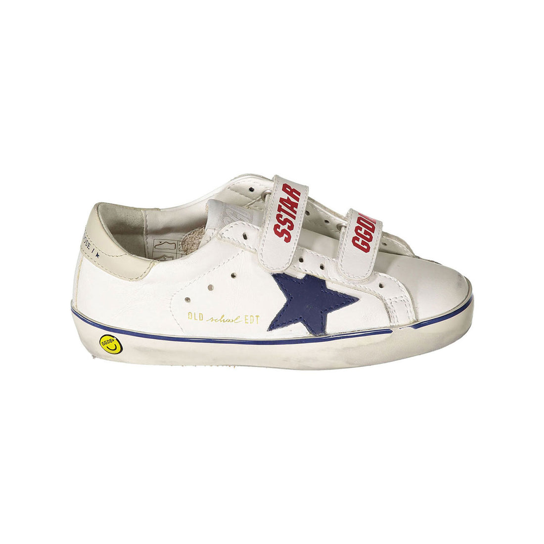 Golden Goose White/Blue/Sand Old Shool Sneakers