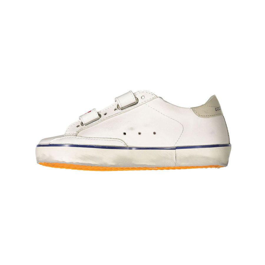 Golden Goose White/Blue/Sand Old Shool Sneakers