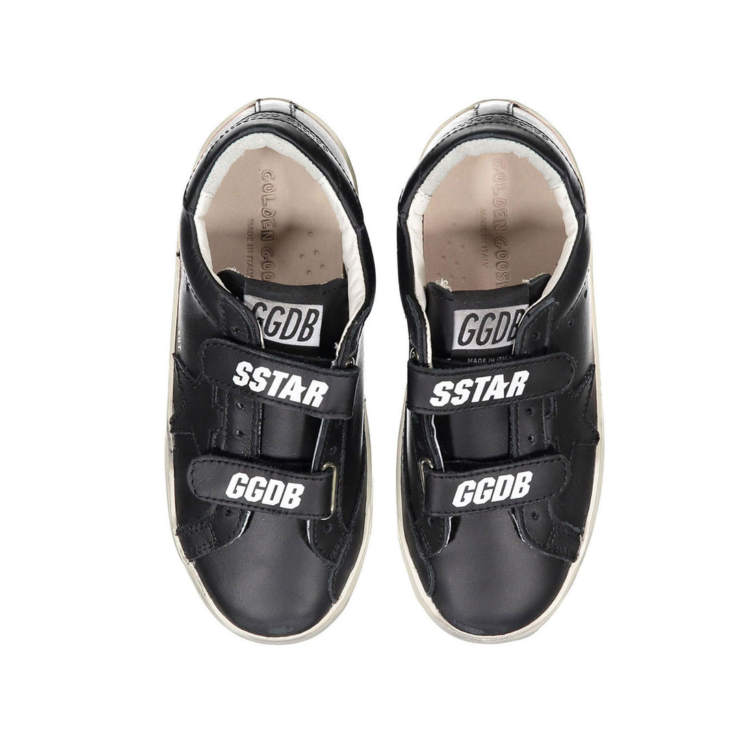 Golden Goose Black Old School Sneakers
