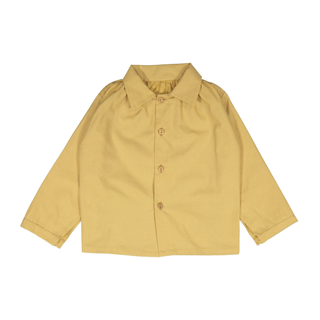 Birinit Mustard Polka Dots Dali Shirt