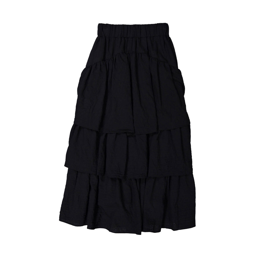 ROWE Black Tiered Skirt