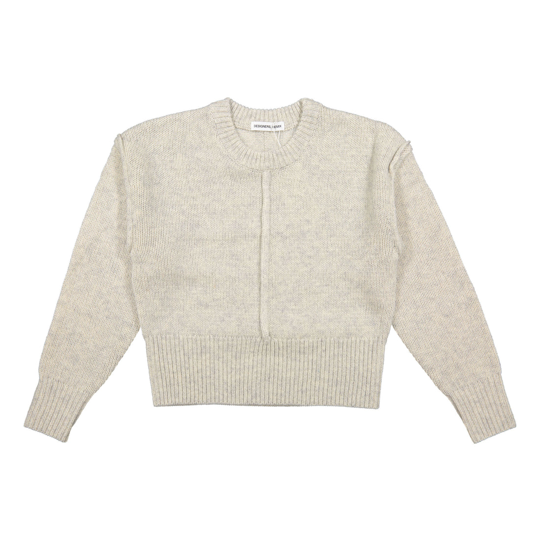 Designers Remix Oatmeal Carmen Cropped Knit