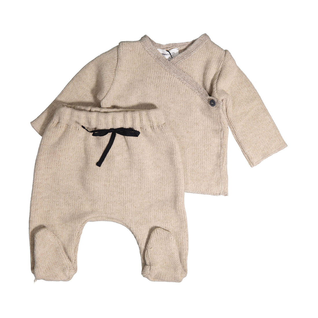 Pequeno Tocon Tan Baby Footed Pants