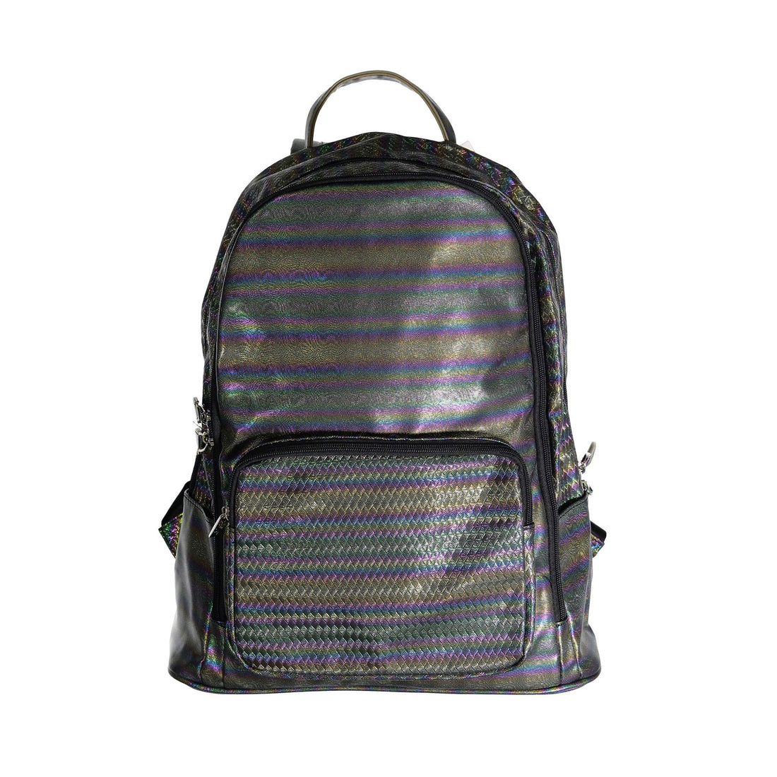 Bari Lynn Rainbow Croc Backpack