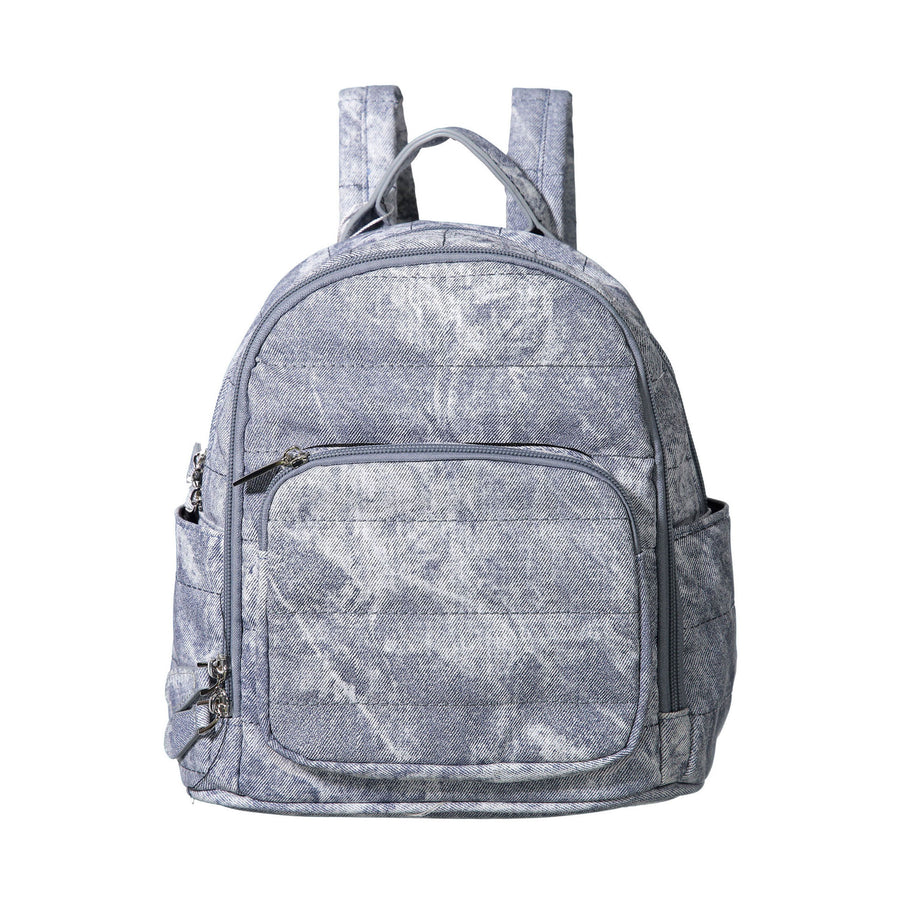 Bari Lynn Denim Blue Mini Backpack