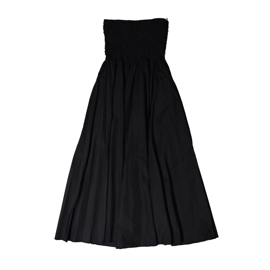 ROWE Black Tafetta Skirt